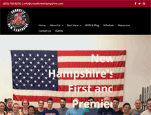 Tablet Screenshot of crossfitnewhampshire.com